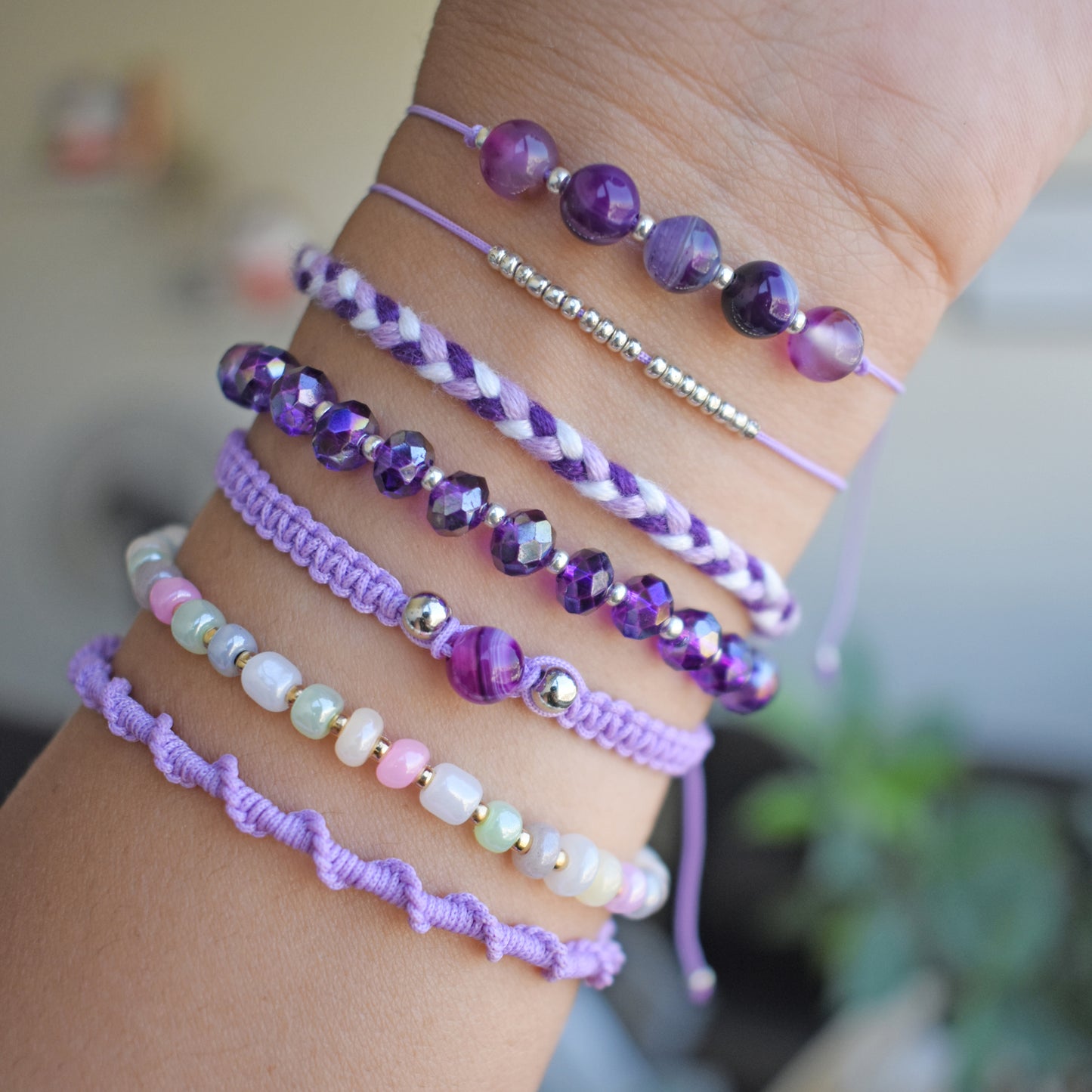 Bracelet Set - Purple