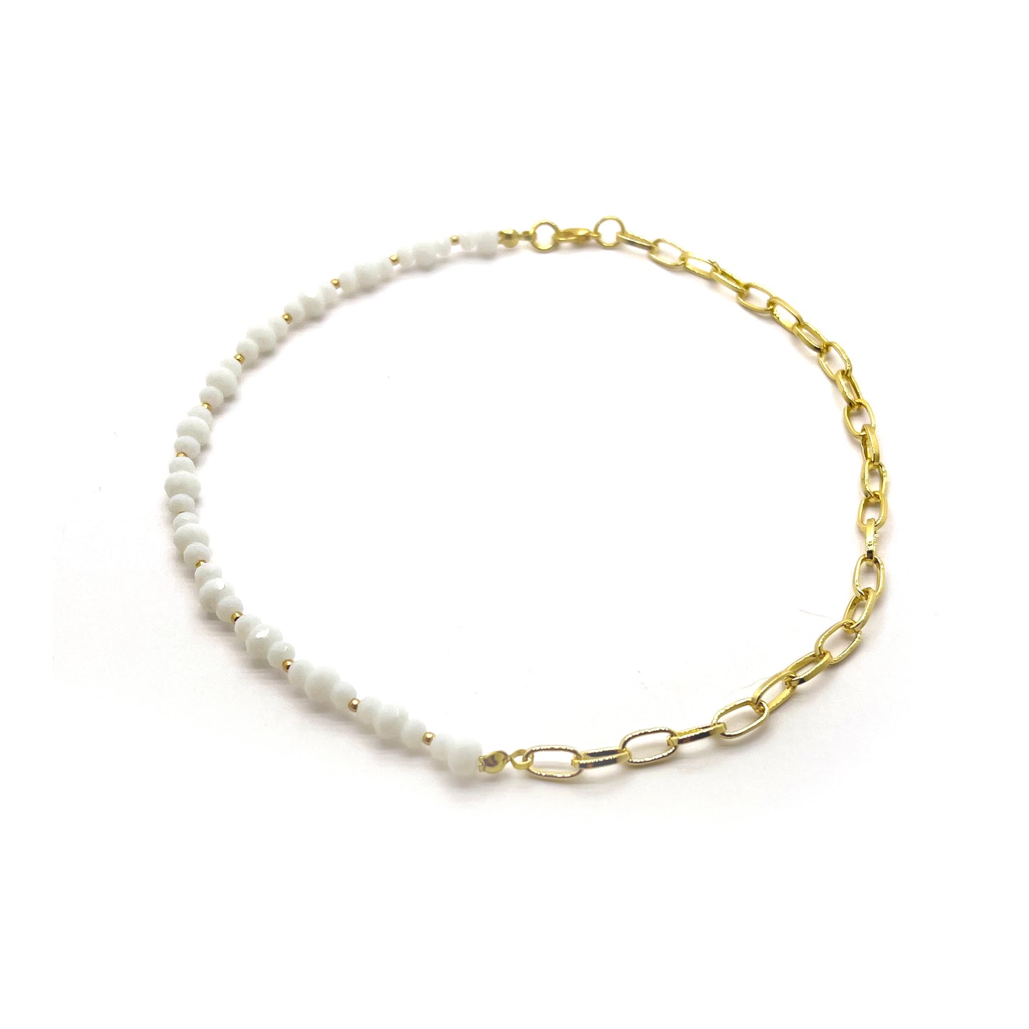 Necklace - 1/2 White