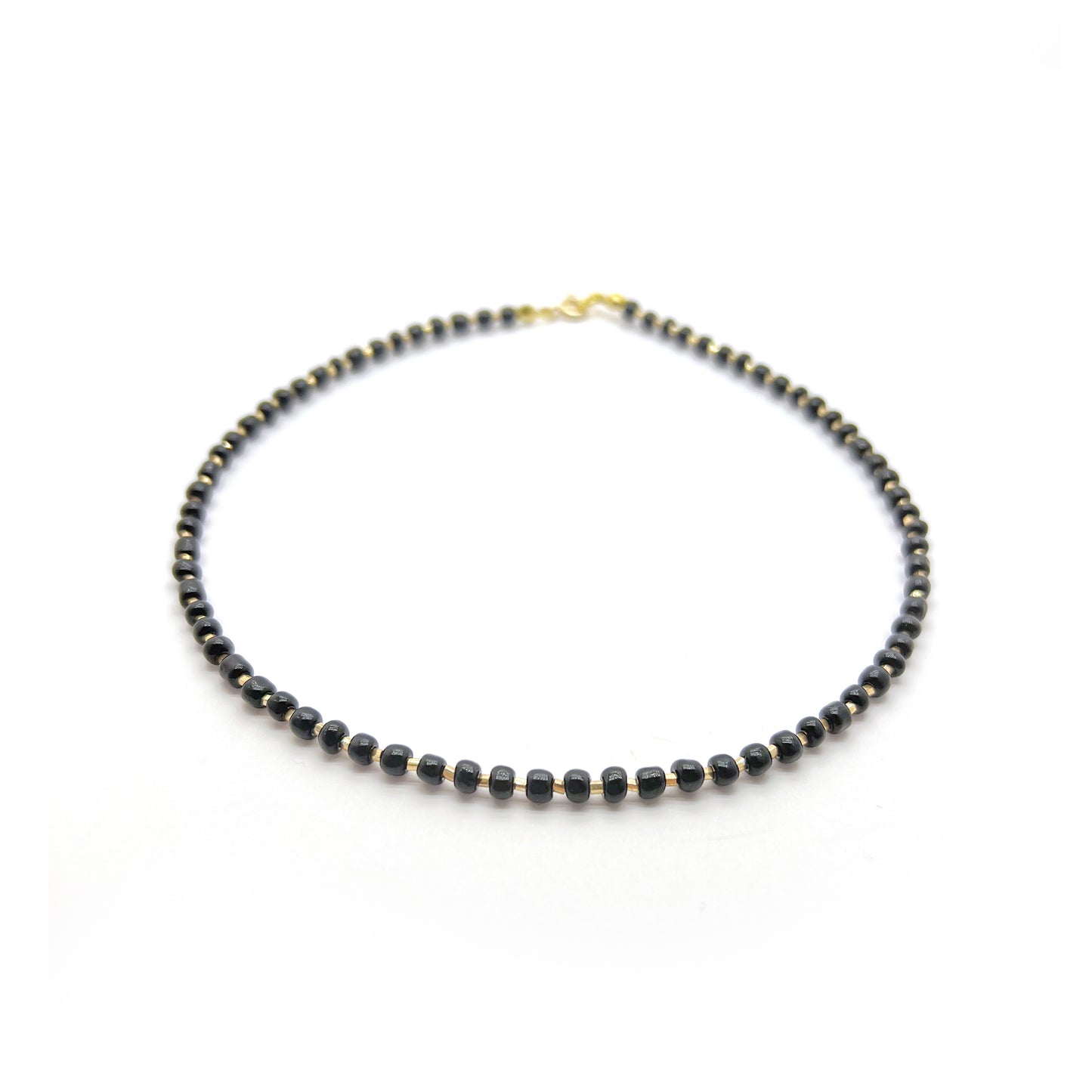 Necklace - Black & Gold