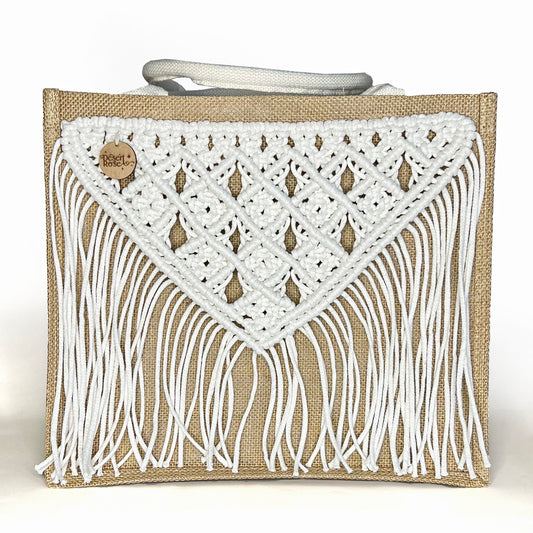 Summer Essential - Desert Rose Macrame Bag