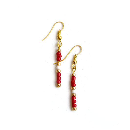Earrings - Red