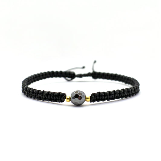 Bracelet - Hematite 1 bead