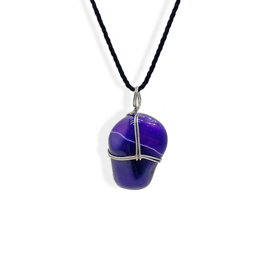 Collection 11:11 - Necklace Purple Agate